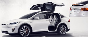 Tesla Model X All-Electric SUV.