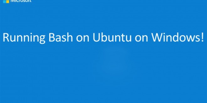 Linux command line on Microsoft Windows-10
