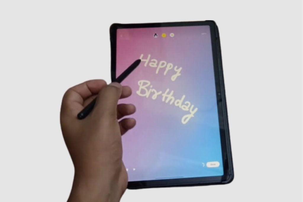 Using the S-Pen to Text Feature