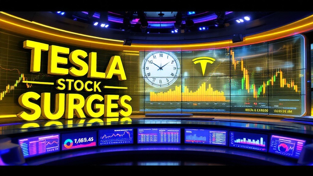 Tesla Stock Surges as Trump Tariff Comments and Musk Boost Confidence