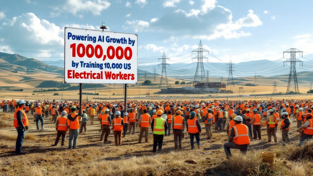 Powering AI Growth by Training 100,000 US Electrical Workers
